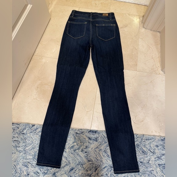 Paige Denim Margot Ultra Skinny High Rise Jeans Size 25 in Alanis Dark Blue NWOT - Picture 2 of 13